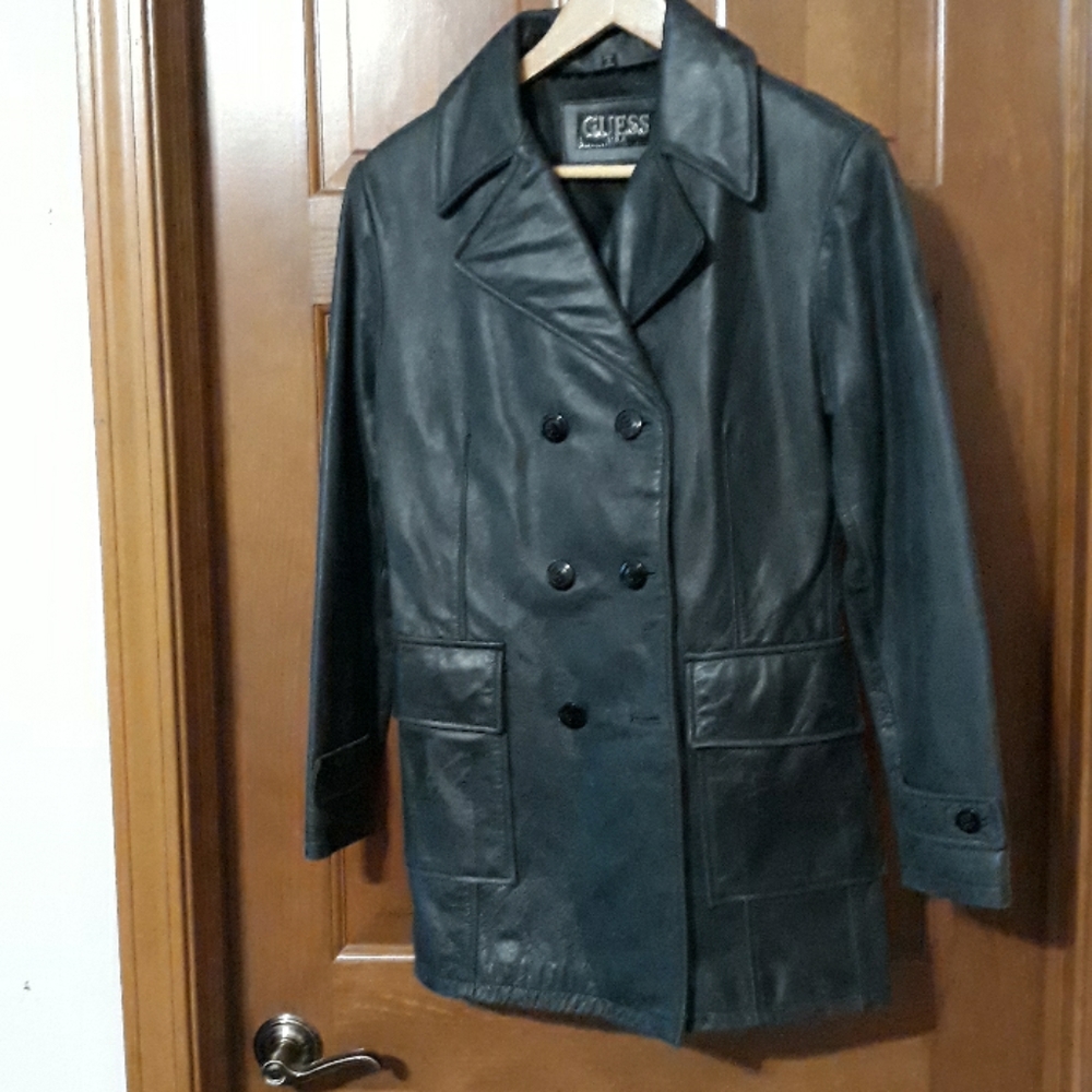Genuine leatherCar coat